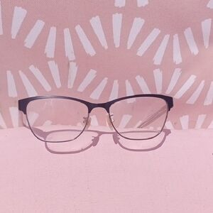 Coach Stylish Black Eyeglasses In Silver Black Wire